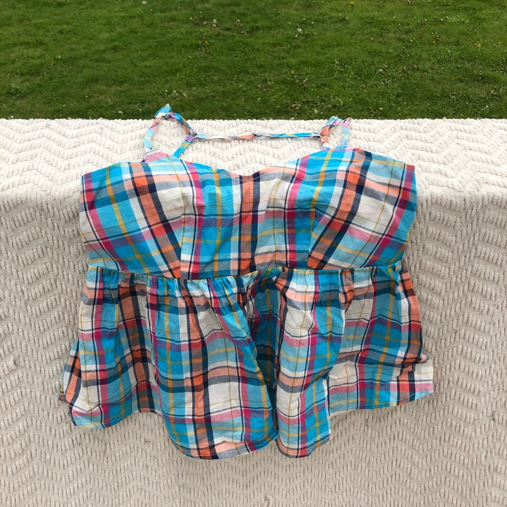 Plaid Tank Top